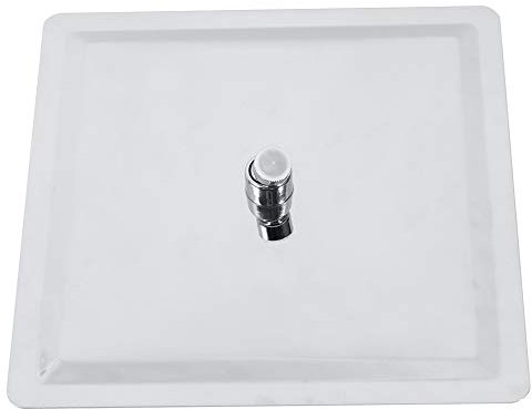 12 Zoll Regendusche Quadratisch Duschkopf Edelstahl Einbauduschkopf Kopfbrause Brausekopf mit Anti-Kalk-Düsen Wasserfall für zu hause und hotel