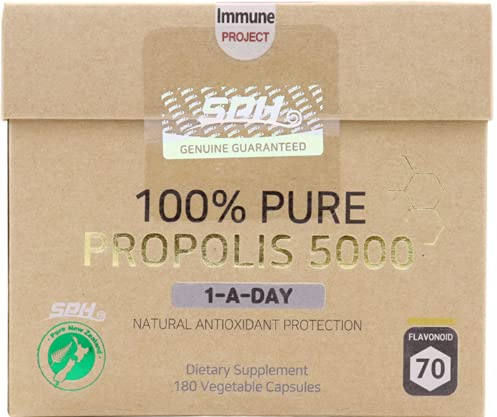 SPH 100% Pure Propolis 5000 Flavonoid 70mg 180 Capsules (1)