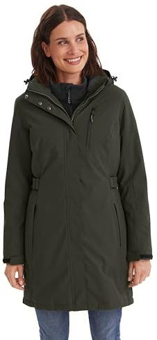 Killtec Damen Parka Funktionsparka mit abzippbarer Kapuze KOW 165 WMN PRK wasserdicht, Winddicht, atmungsaktiv