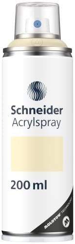 Schneider Paint-It 030 Supreme DIY Acryllack (hochdeckende Sprühfarbe, UV-beständig, 200 ml, Acrylspray für fast alle Untergründe) oat pastel matt