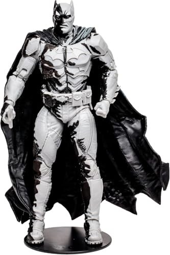 McFarlane Figura de Acción DC Direct Figura Batman con Comic Black Adam Variante Line Art (Gold Label) Multicolor TM15893