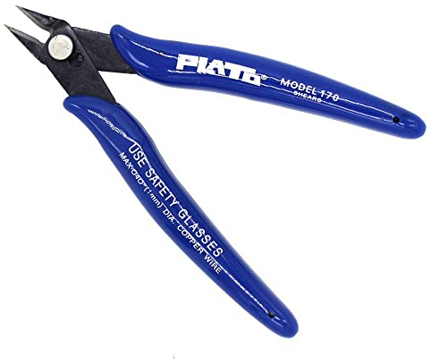 1 PCS Diagonale Pinze In Acciaio Al Carbonio Filo Elettrico Tagliacavi Taglio Antiscivolo Cesoie Laterali Flush Nipper Utensili