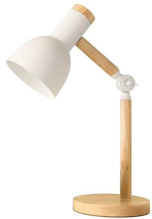 himmel Lampe de table, lampe de table en bois réglable, lampe de pour enfants dans la chambre à coucher, salon, lampe de table de lecture avec prise E27