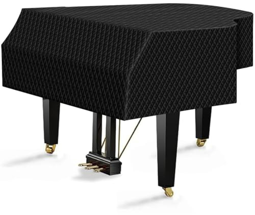 WOOLUCK® Grand Klavier Abdeckung, Flügel Abdeckung Klavier,Wasserdicht Feuchtigkeitsgeschützt und staubdicht Grand Piano Schutzhülle,160cm