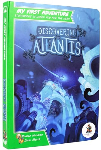 Discovering Atlantis: Interactive Aquatic Adventure Game for Kids Ages 6-10 | Storybook for Children - Dyslexia Friendly (My First Adventure Series)