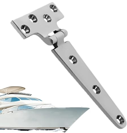 Cerniere per porte a T - Cerniere per porte per carichi pesanti per porte, cerniere a capannone in acciaio inossidabile 316 | Cerniera per porta lavorata, robuste cerniere a T per porte in legno, meta