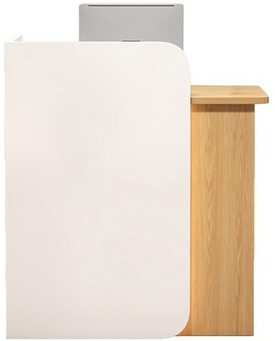 Kleine Empfangstheke mit abschließbaren Schubladen für Einzelhandel, Geschäft, Schönheitssalon und mehr verdicktes Design für Empfangsraum, Lobby und Podium-Klassenzimmer