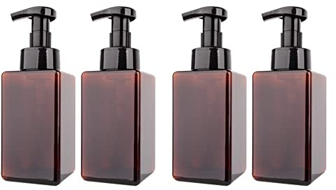 Uikdjgu Dispenser di Sapone Schiumogeno da 4 Confezioni Sapone Liquido 15 Oz Contenitore 450Ml
