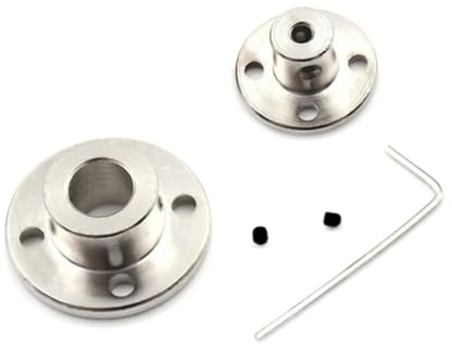 Giunto con flangia rigida, Giunto flangiato rigido 3/3,17/4/5/6/6,35/7/8/10/11/12/mm albero motore guida connettore con vite(A 8mm)