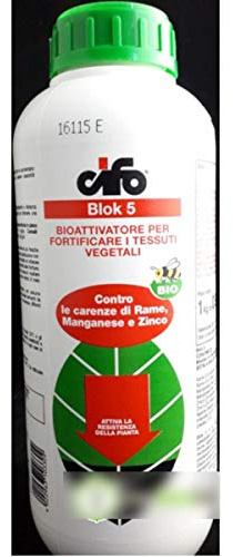 Blok 5 concime liquido Bio per carenze di microelementi 1 L