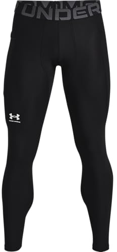 Under Armour Men UA HG Armour Leggings, Comfortable and robust gym leggings, lightweight and elastic thermal underwear with compression fit