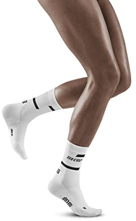 CEP - THE RUN Mid Cut – Laufsocken für Damen – Mittellange Laufsocken mit Kompression für Damen – Performance Running Socks für Sport & Training – Für mehr Komfort beim Laufen