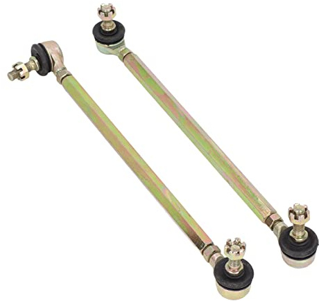 Rótula de Barra de Acoplamiento de Dirección, 2 Uds 250mm Rótula Varilla de Amarre 10mm Hilo Aleación de Acero para Quad Dirt Bike ATV Go Kart