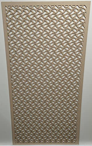 LaserKris Dekoratives Sichtschutzgitter für Heizkörper, 6 mm dick, MDF-Platte (1200 x 610 mm) LZ116