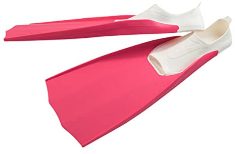 Amosfun 1paar Schwimmflossen Für Erwachsene Ergonomisches Design rutschfeste Sohle Hochflexibles Material Für Schwimmer Und Taucher Rosé XL