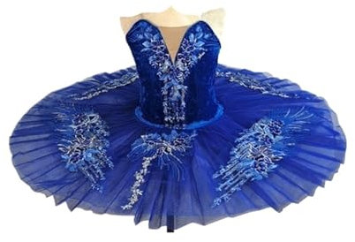 Blaues Ballett-Tutu, Mädchen, Damen, Erwachsene, professionelles Ballett-Tutu, Erwachsene, Ballett-Kostüm, Ballerina, Tanzkostüme, Erwachsene, hellblau, XS