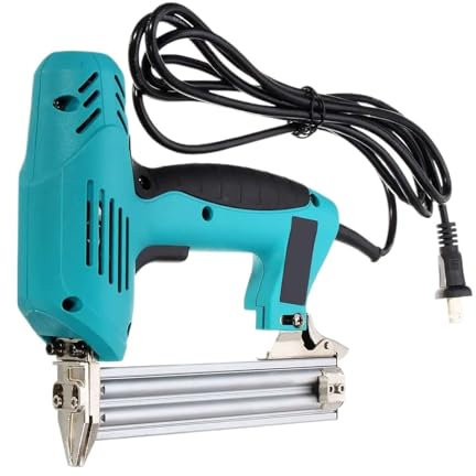 Agrafeuse pneumatique, agrafeuse pneumatique pour Pistolet à ongles électrique droit 2000W, 220V, 10-30mm, haute puissance, outil robuste for le travail du bois, agrafes électriques