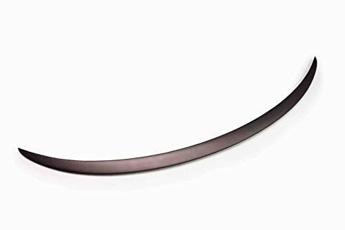 Heckspoiler kompatibel mit Tesla Model 3 & Model 3 Performance – Echtcarbon Abrisskante – Dry Carbon Vollcarbon – Matt – 2-teilig – Aufsatz – kein Fake-Carbon – Eintragungsfrei