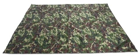 Hoite Camping Tarp, Camouflage Waterproof Camping Tent Shelter Tent Tarp Movable Lightweight Rain Cover Mat for Outdoor Picnic (2 X 2M)