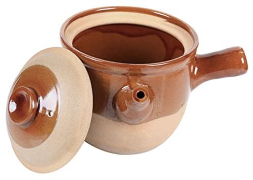 Ipetboom Casseruola Per Stufati Medicinali in Terracotta Pentola Di Terracotta Per Cucinare Medicinali Cinesi Casseruola Per Bollire Erbe Tradizionali Antiaderente