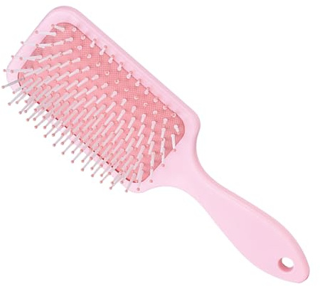 Brosse Carrée Brosse Coussin d'Air | Poils Souples Massage du Cuir Chevelu, Outil de Coiffure pour Cheveux Épais Bouclés Fins Longs Courts Secs et Mouillés