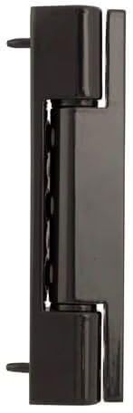 UPVC Butt Hinge 115mm Replacement Door Hinge for Secure Residential and Commercial UPVC Door Installations (Black)