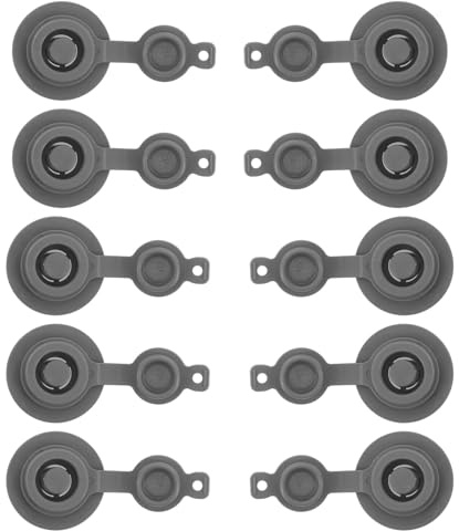 Beavorty Set 10 Pezzi Valvole Gonfiabili in Tpu per Materasso ad Aria e Cuscino da Campeggio, Adattatore Tenuta Ermetica per Valvola Aria, Accessori per Pompe Materassi Gonfiabili,