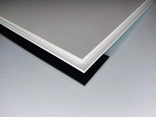 Platte aus PVC Hartschaum, 1000 x 500 x 5 mm weiß Zuschnitt alt-intech®