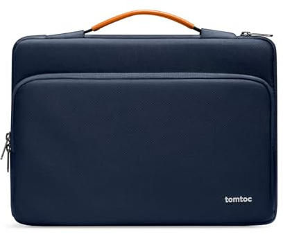 tomtoc 360° Protective Laptop Sleeve for 15'' New MacBook Air M5/A3448(2026), M4/A3241, M3/A3114, M2, 15'' Surface Laptop, Dell XPS 15 Plus, 15 MacBook Pro A1990 A1707, Water-resistant Carrying Case