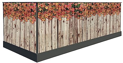 Sichtschutz für den Balkon 100cm hoch oder andere Windschutz balkonsichtschutz Balkonumrandung sichtschutz Sichtschutznmatte Terrassenüberdachung (300 x 100 cm, Muster 15)