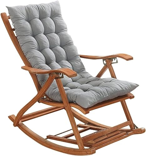 Cuscino Per Sedia A Sdraio Da Giardino Imbottito 53*170CM, Antiscivolo Per Esterno, Poltrona Relax ( Colo