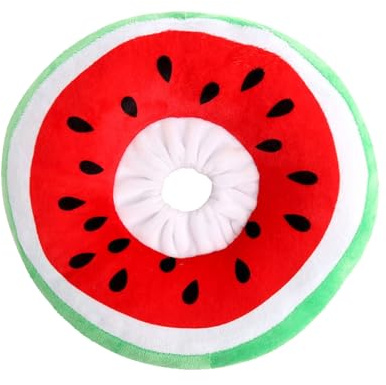 Luckious Verstellbares Kätzchen-Kegelhalsband – Entzückendes Wassermelonen-Katzenhalsband – Weiche Katzenzapfen für Katzen & Kätzchen nach Operationen