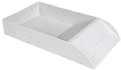 Sharplace Rampe de Piscine pour Reptiles, mangeoire pour Tortues, conteneur, Plaque d'alimentation, Grand Ornement d'aquarium, Bol d'eau pour Reptiles, Bol de, Blanc