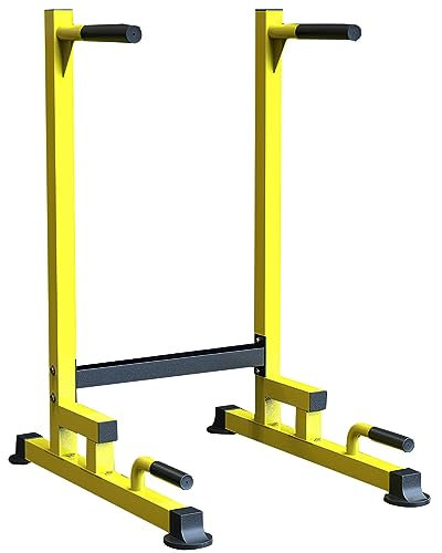 Dip-Station, robuster Dip-Ständer, verstellbare Dip-Stange, 440 Pfund Tragkraft, Parallelbarren für Heim- und Garagen-Fitnessstudio, Krafttraining, Gymnastik, Calisthenics