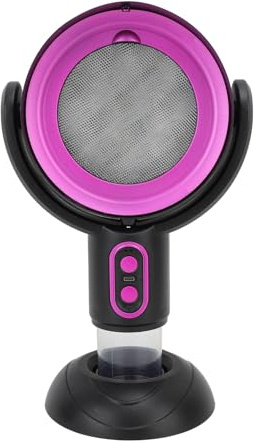 Tragbare Dunstabzugshaube mit 2 Gängen, USB-betriebener Mini-Küchenabluftventilator, Desktop-Dunstabzugshaube, Abnehmbarer Filter für Apartment, Wohnmobil, Schlafzimmer (Schwarz