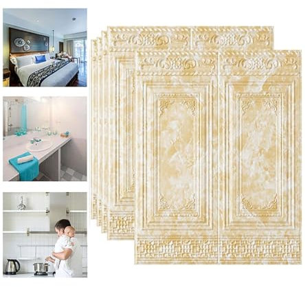 GFLCWYP Wandpaneele Küche 3D Tapete Selbstklebend Wandverkleidung Aussen Paneele Wand Selbstklebend Wasserdichter Moderner Stil Aus PE-Schaum Für Schlafzimmer Wohnzimmer Wandpanele,E