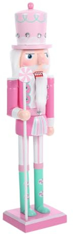 OKUMEYR Adornos De Cascanueces Navideños De Madera Marioneta De Soldado Cascanueces Decoración De Escritorio para Navidad para Hogar