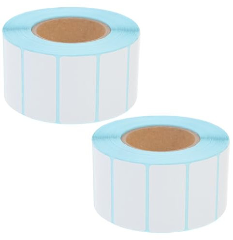 LALAFINA 2rollen Selbstklebende Thermoetiketten Wasser Und Ölbeständig Für Adressierung Etikettierung Und Versand Büro Und Haushalt
