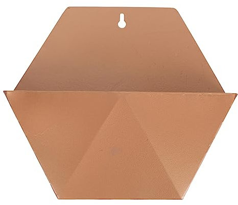Toyvian Cesto Di Fiori Sospeso in Ferro Vaso Per Piante Parete Fioriera Geometrica Semplice Decorazione Da Parete Per Casa