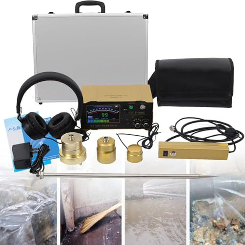 Advanced Water Leak Detector for Indoor and Outdoor Pipes, 3 Meter Depth Sensor for Plumbing and Floor Heating Systems