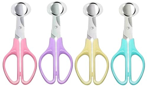 4 Pcs Multi-Function Quail Egg Scissors Set Stainless Steel Egg Shell Cutter & Kitchen Shears for Home Cooks and BBQ Enthusiasts