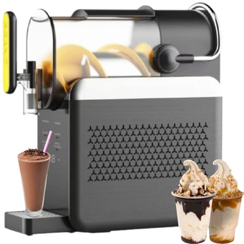 Macchina per gelato morbido, 5 preset, senza bisogno di ghiaccio, pulizia automatica per granite, cocktail, frappè, frappè, frappè