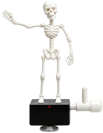 Dekorativ dansande skelett akvariebubbler Halloween Skelettbubblare