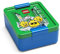 LEGO Lunch Box with compartments - Iconic Boy Design, Durable & Fun for Kids, Green & Blue, Dishwasher Safe, Perfect for Meal Prep, Snacks and Travel