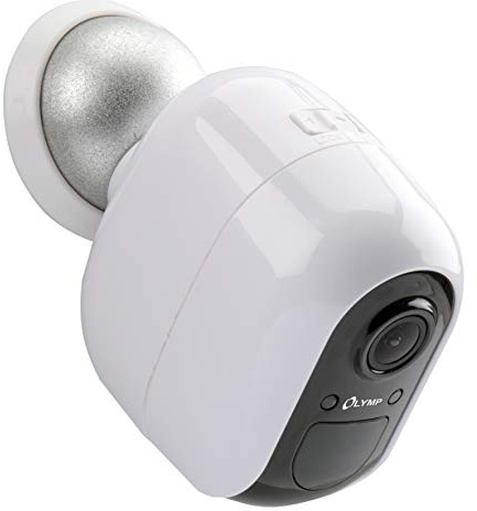 OLYMP OC 1000 Kabellose Outdoor IP-Kamera für den Außenbereich - Amazon Alexa und Google Home Unterstützung, 6022