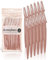 Kitsch Dermaplaning Blades For Face - Face Razors for Women and Men | Eyebrow Razor & Facial Hair Remover | Exfoliates Facial Skin, Eyebrow Shaper | Dermaplaning Tool, 12pc (Terracotta)