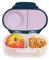 b.box Fiambrera Infantil con Compartimentos | Bento Box Infantil Mini con 2 Compartimentos Herméticos | Caja de Almuerzo y Picoteo para Niños | Cabe 1 Fruta Entera | Sin BPA
