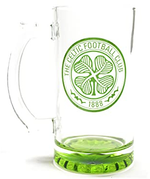 Celtic FC Crest Stein Pint Glass