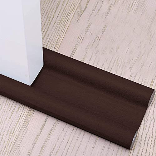 3 Pcs Zugluftstopper für Türen Luftzugstopper Doppelseitige Türisolierung Selbstklebende Türbodendichtung für Schutz vor Lärm und Zugluft Luftzugstopper mit Doppeldichtung (Braun)