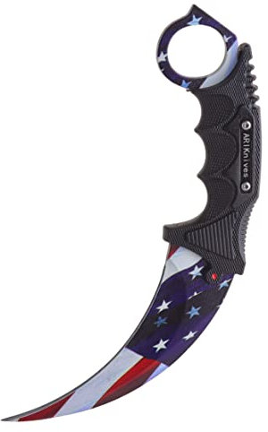 ARIKnives CS GO Karambit Elite - Freedom - CSGO Knife Skin Counter Strike Global Offensive Jagdmesser Survival